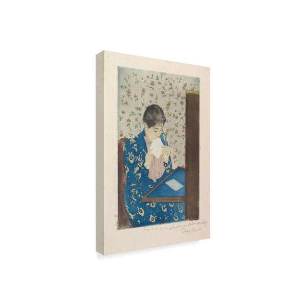 Mary Stevenson Cassatt 'The Letter' Canvas Art,22x32